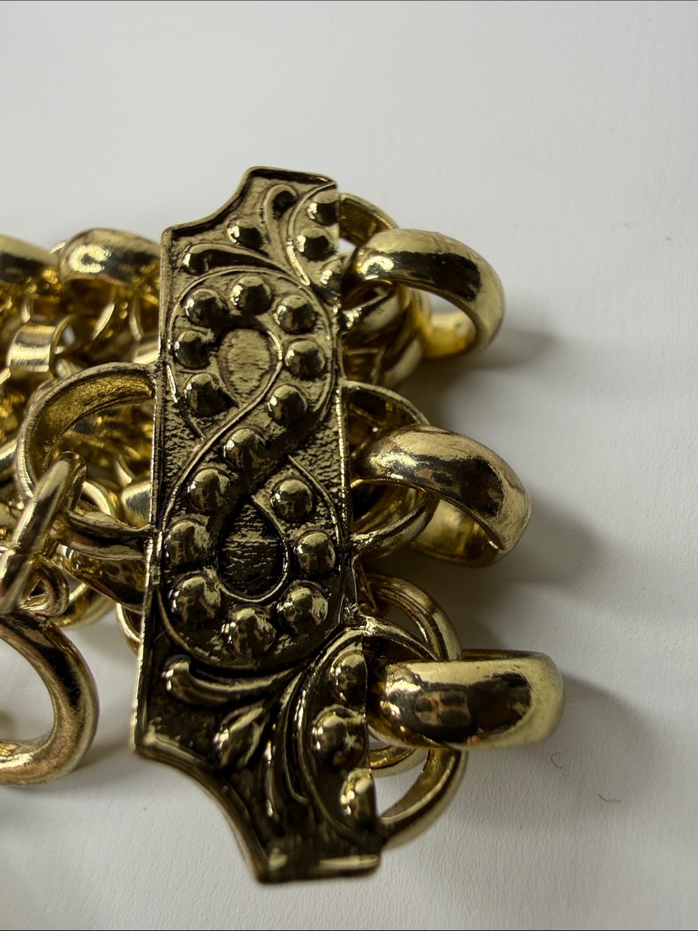 NWT 2028 offshoot of 1928 Classic Polished Gold Multi-Row Link Bracelet figure 8 - Picture 8 of 17